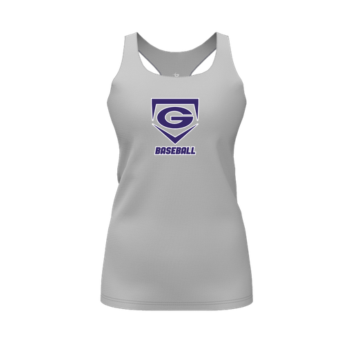 [FT0TRBGY-FYS-LOGO1] Decker Racerback Tank Top (Female Youth S, Gray, Logo 1)