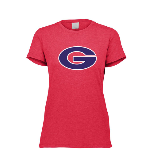 [FTSCUBRD-FAXS-LOGO2] Decker Women's Tri-Blend T-Shirt - Short Sleeve (Female Adult XS, Red, Logo 2)