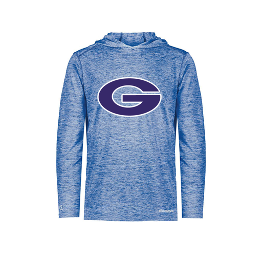 [FOLHCGRY-YS-LOGO2] Decker Youth Charge Hoodie (Youth S, Royal, Logo 2)